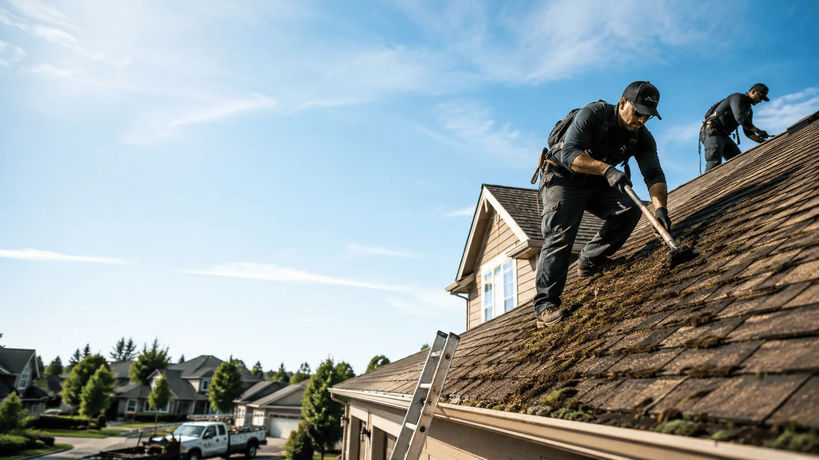 Roof Moss Removal in Aviston, IL near me